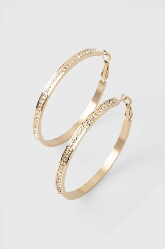 Σκουλαρίκια Guess ζιρκόνια χρυσαφί JUBE02.247JW