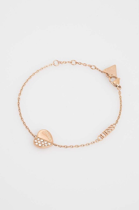 Αξεσουάρ Βραχιόλι και σκουλαρίκια Guess JUBS03.187JW ροζ
