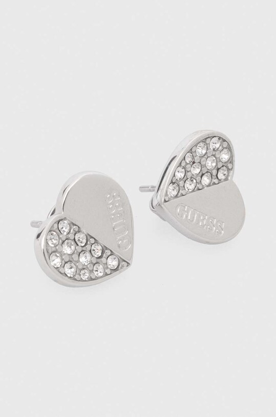 Αξεσουάρ Βραχιόλι και σκουλαρίκια Guess JUBS03.187JW ασημί