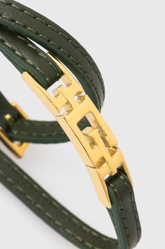 Guess bransoletka skórzana JUBB03.226JW zielony AW23