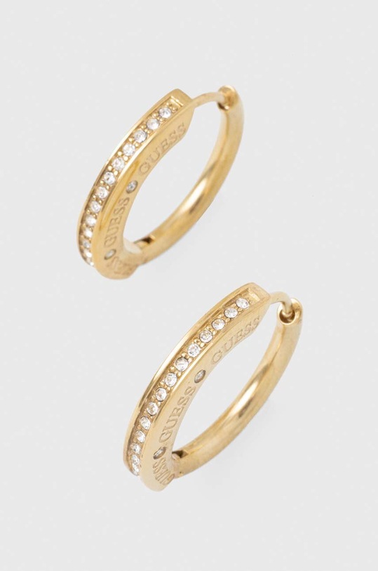 Σκουλαρίκια Guess ζιρκόνια χρυσαφί JUBE03.253JW