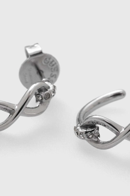 Σκουλαρίκια Guess JUBE03.272JW ασημί SS25