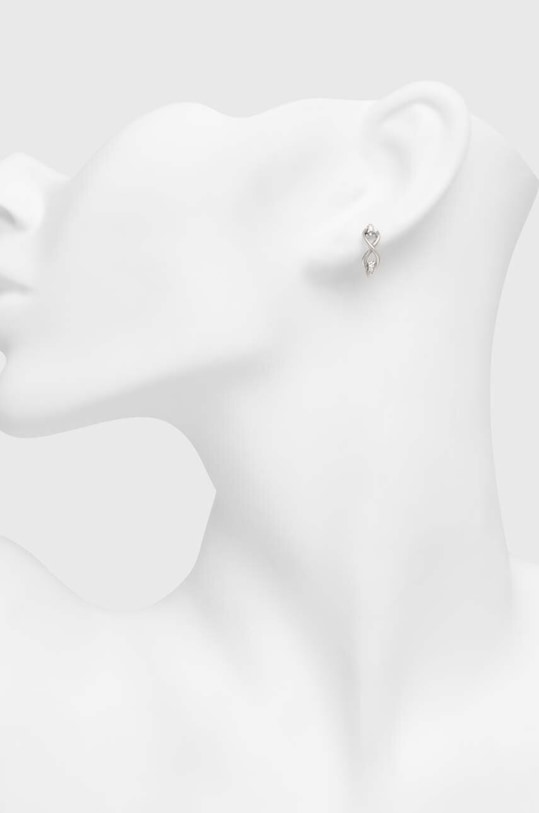 Αξεσουάρ Σκουλαρίκια Guess JUBE03.272JW ασημί