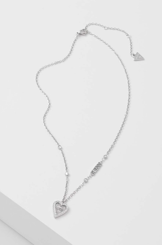 Náhrdelník Guess Darčekový box strieborná JUBN03.241JW