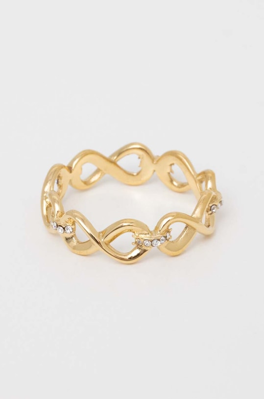 Prstýnek Guess zirkonie zlatá JUBR03.273JW