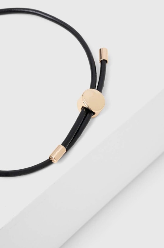 Δερμάτινο βραχιόλι Tory BurchMiller Slider 144706.720 χρυσαφί AW23
