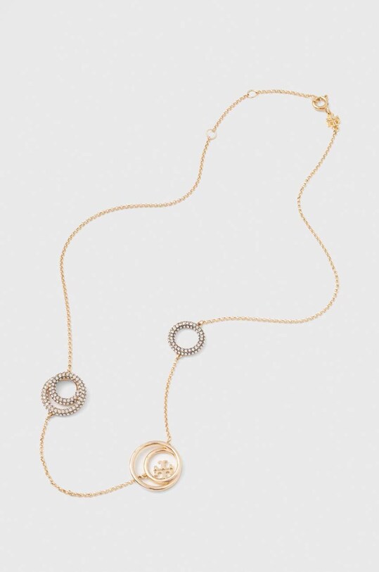 Tory Burch naszyjnik cyrkonia złoty 150570.783
