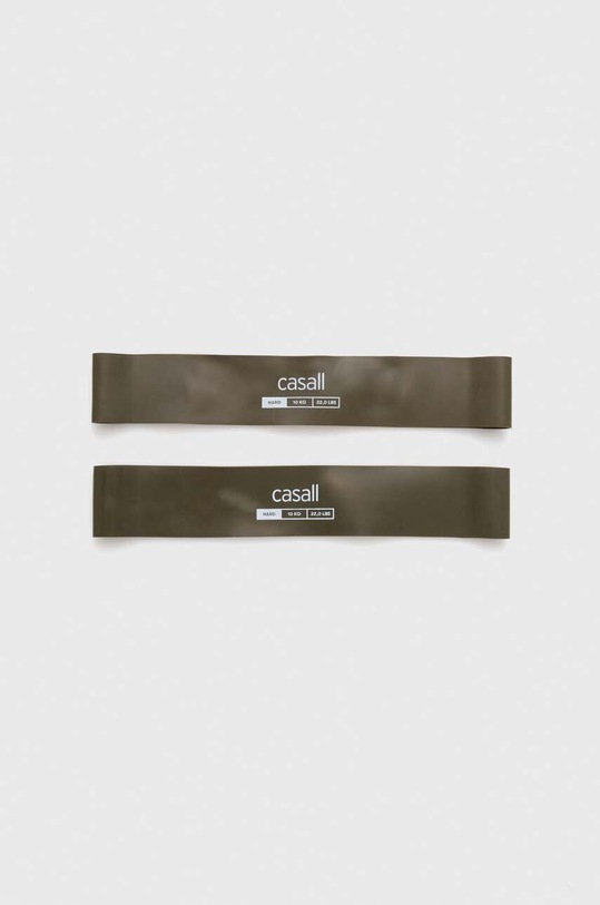 Casall benzi de rezistență la exerciții Hard 2-pack verde 54305