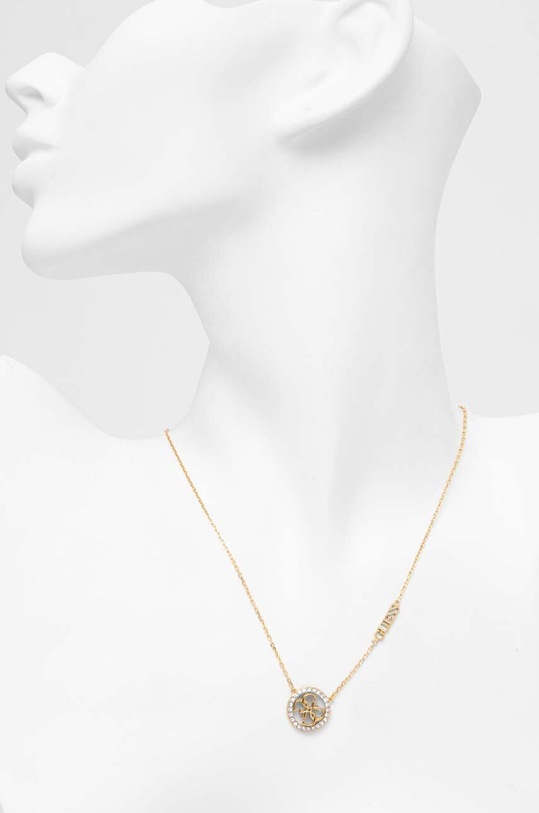 Akcesoria Guess naszyjnik JUBN02.141JW złoty