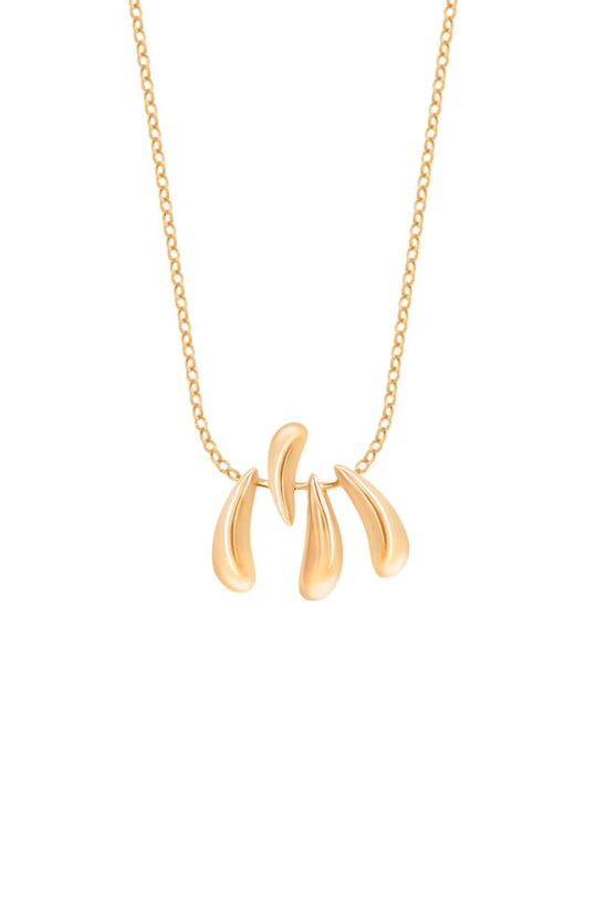 Позолочене кольє Lilou Forza золотий 210/46/LAN/20/PO