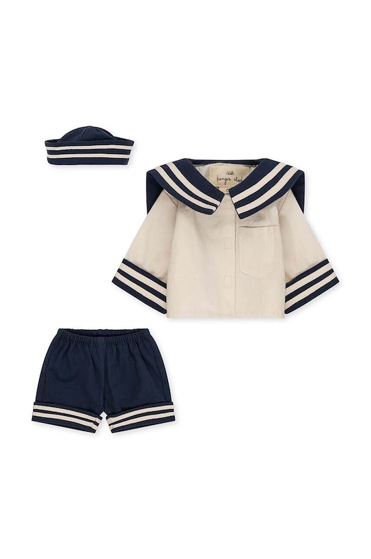 Obleček pro panenky Konges Sløjd KS5968 námořnická modř AW23