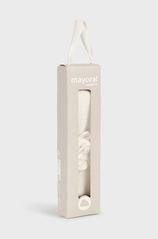 Dziewczynka Mayoral Newborn opaska dziecięca Gift box 9675.2K.Newborn.9BYX beżowy