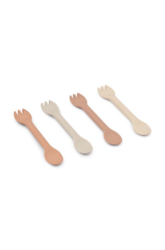 Liewood zestaw sztućców niemowlęcych 4-pack LW17396 różowy AW23