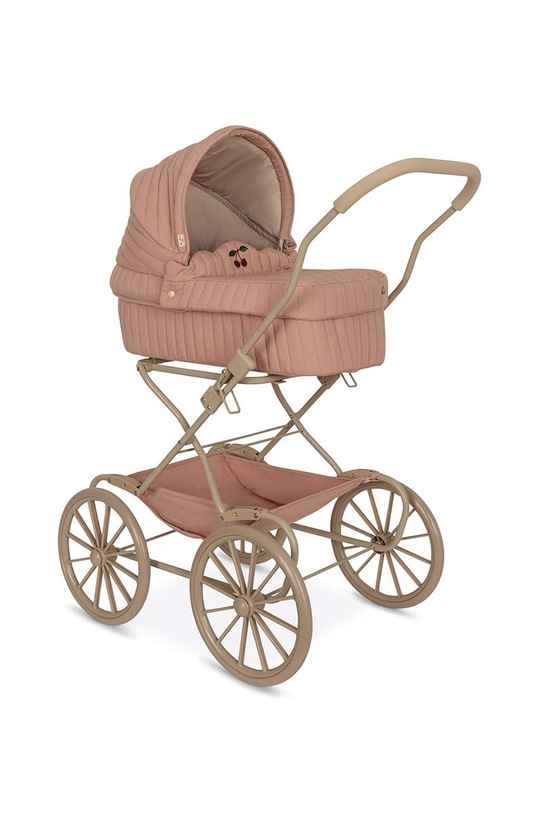 Kočárek pro panenky Konges Sløjd Kojenecký výrobek růžová KS6386