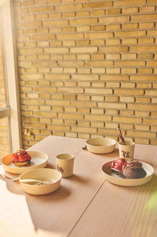 Konges Sløjd gyerek étkészlét bézs KS6072