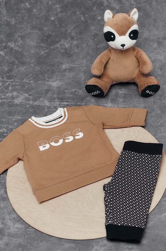 BOSS przytulanka niemowlęca beżowy J90351