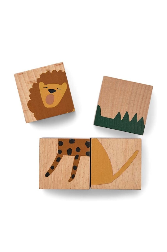 Liewood fából készült puzzle LW18038 többszínű AW23