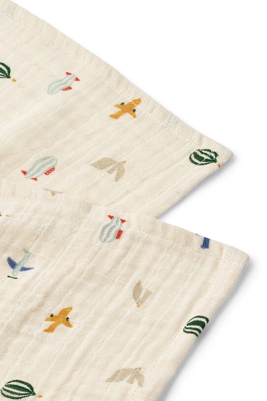 Detská plienka Liewood 2-pak LW18149 béžová SS25