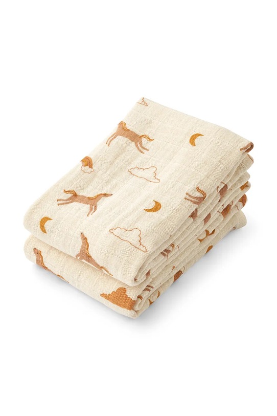 Liewood pieluszka niemowlęca 2-pack Produkt niemowlęcy beżowy LW18149