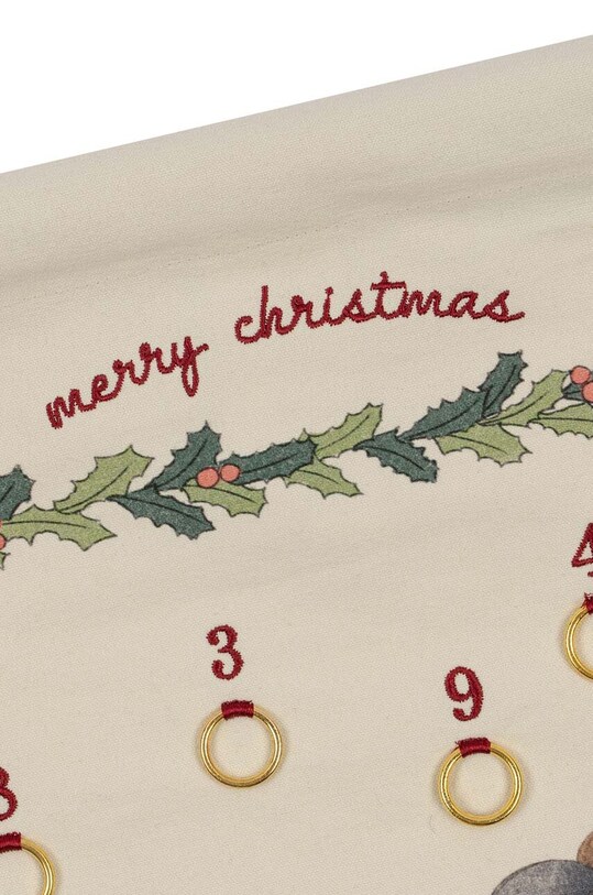 Adventný kalendár pre deti Konges Sløjd KS6354 béžová AW23