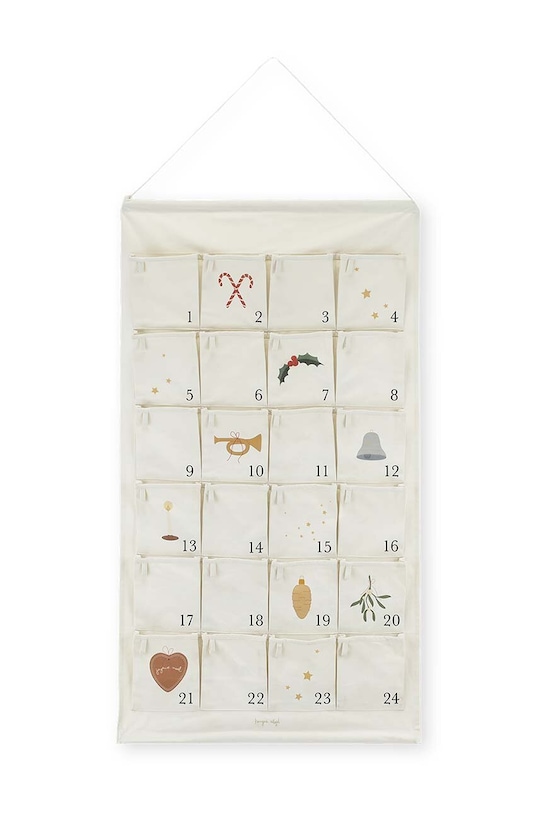 Адвент календарь для детей Konges Sløjd бежевый KS6455