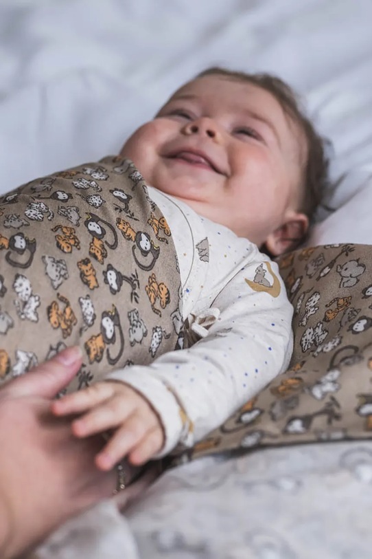 That's mine otulacz muślinowy Jana Muslin swaddle beżowy 028144