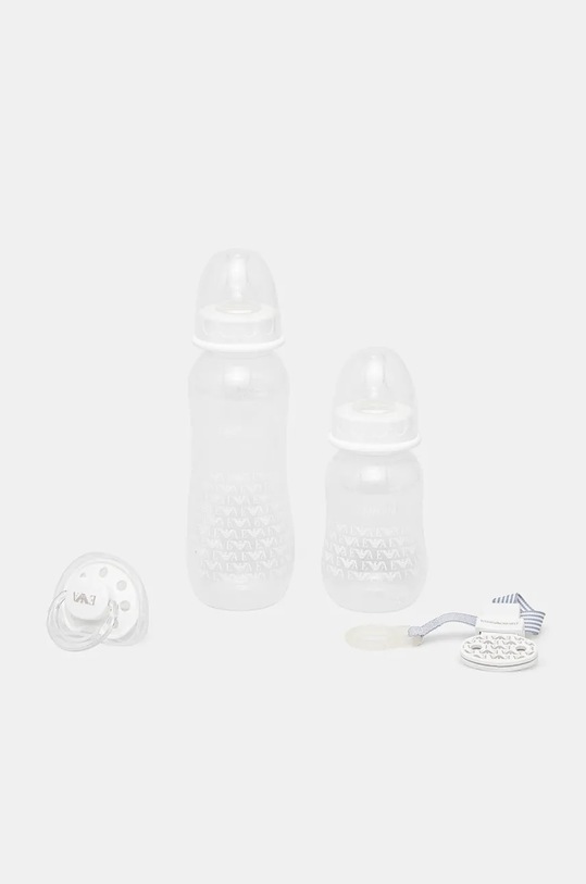 Emporio Armani set pentru copii 407139.CC919 alb AW24