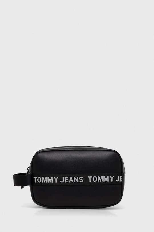 Kosmetická taška Tommy Jeans Planet friendly černá AM0AM11425