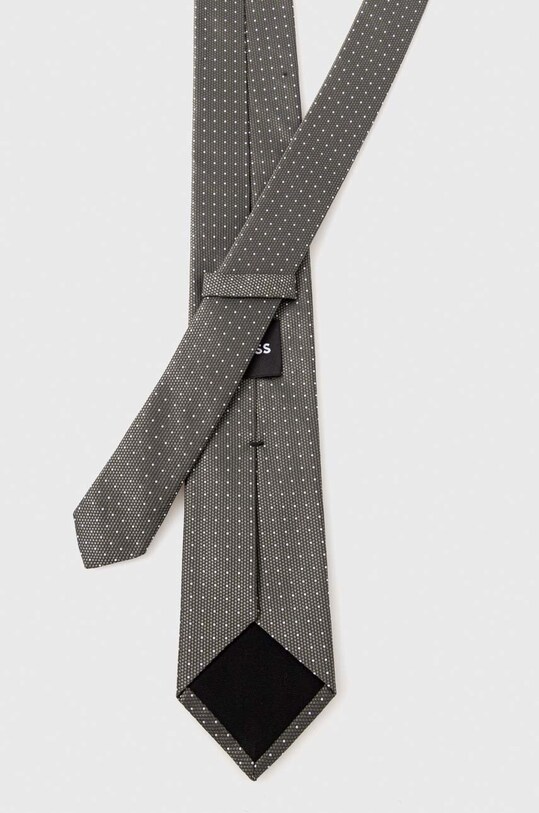 Μεταξωτή γραβάτα BOSS 50499387 πράσινο AW23