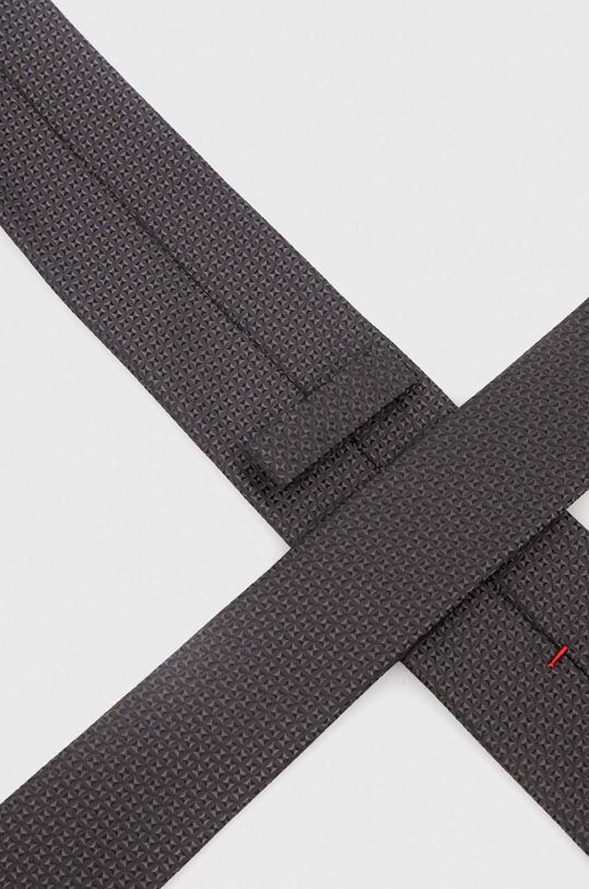 HUGO krawat jedwabny 50494296 czarny AW23