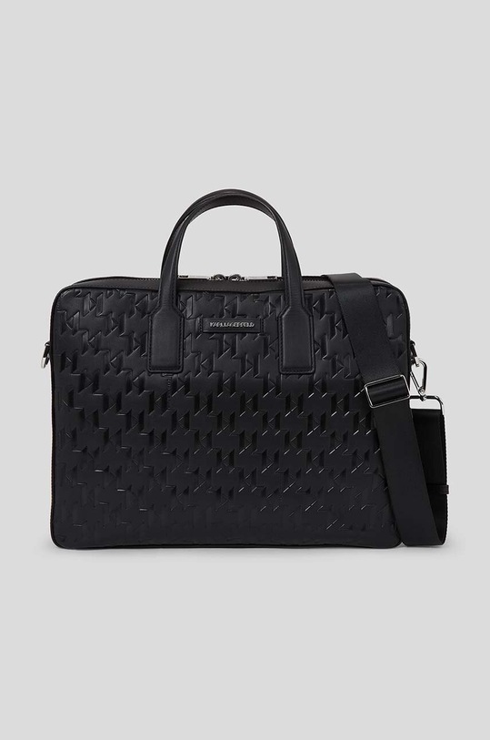 Karl Lagerfeld torba skórzana K/LOOM 235M3007 czarny