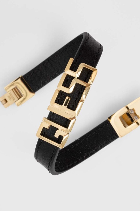 Кожаный браслет Guess JUMB03.207JW золотой AW23
