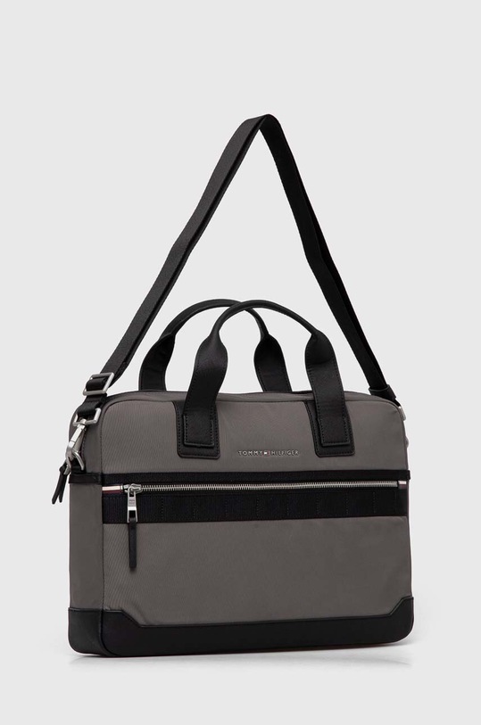 Τσάντα φορητού υπολογιστή Tommy Hilfiger AM0AM11574 γκρί AW23