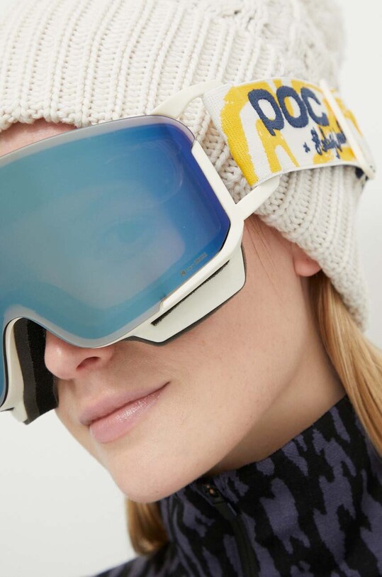 Akcesoria POC gogle narciarskie Nexal Mid Hedvig Wessel Edition 40902 biały