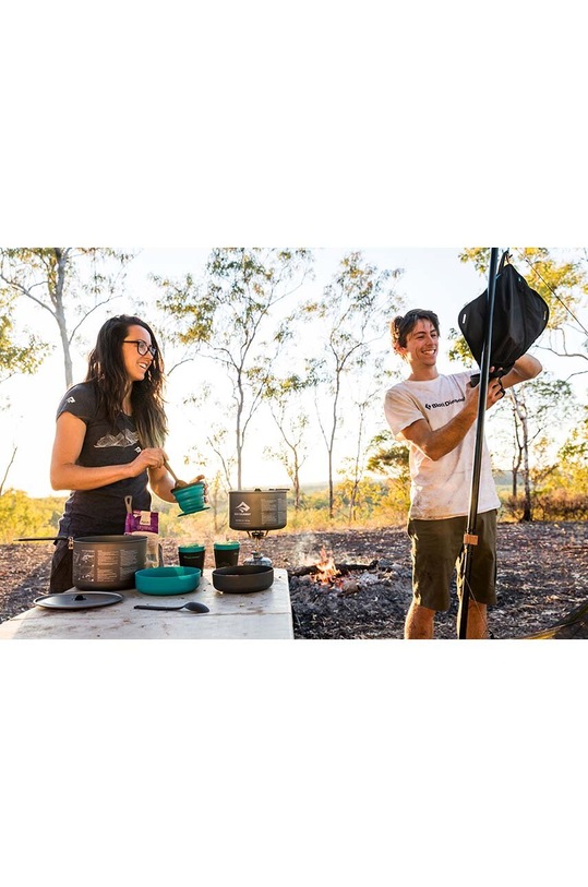 Sea To Summit zestaw sztućców turystycznych AlphaSet Cutlery Set ACUTASET3 szary