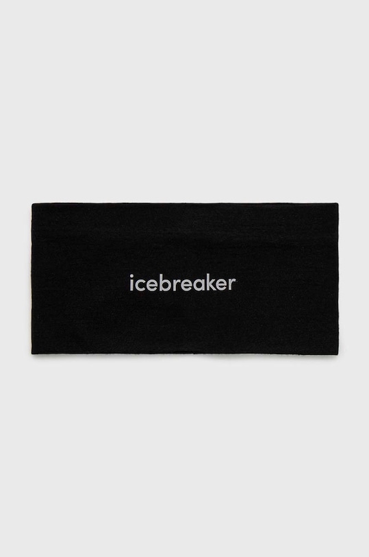 Icebreaker opaska na głowę Mer 200 Oasis Headband wełna czarny IB0A56SG0011