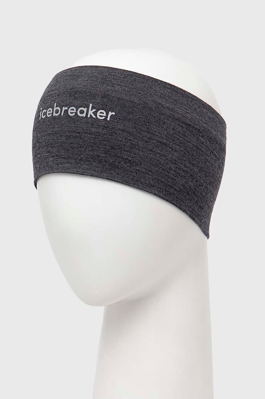 Icebreaker opaska na głowę Oasis IB0A56SG0021 szary AW23