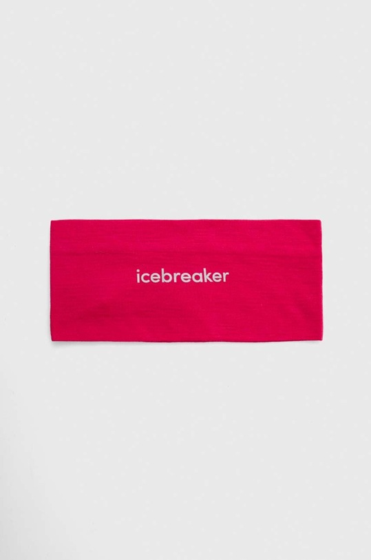 Icebreaker opaska na głowę Merino 200 Oasis outdoor różowy IB0A56SG8511