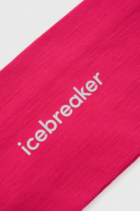 Akcesoria Icebreaker opaska na głowę Merino 200 Oasis IB0A56SG8511 różowy