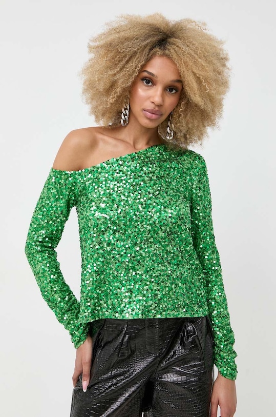 Notes du Nord bluza imprimeu verde 13196