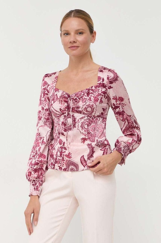 Guess bluzka różowy W3YH52.WD8G2