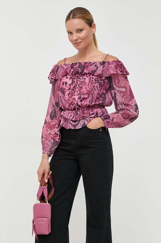 Bluza Guess regular roza W3YH67.WFJJ2