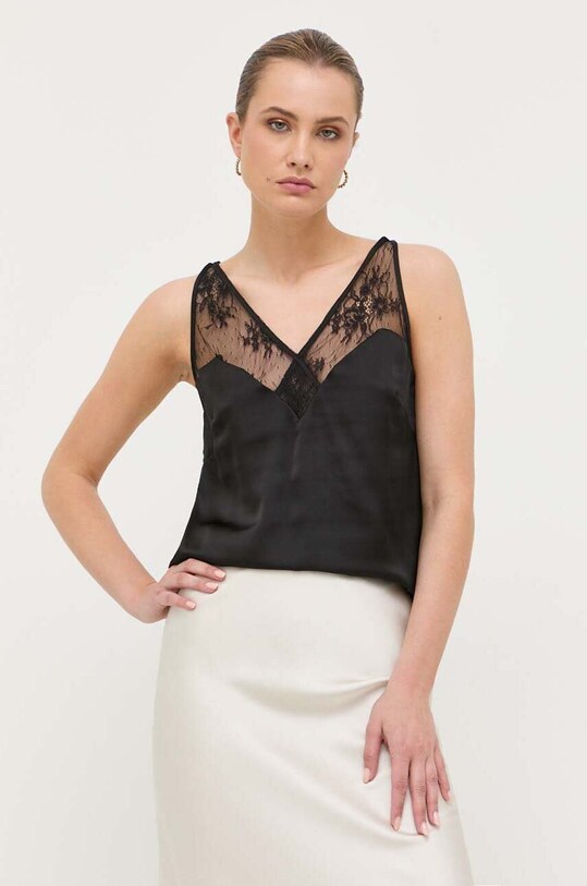 Блузка Guess casual чорний W3YH55.WD8G2