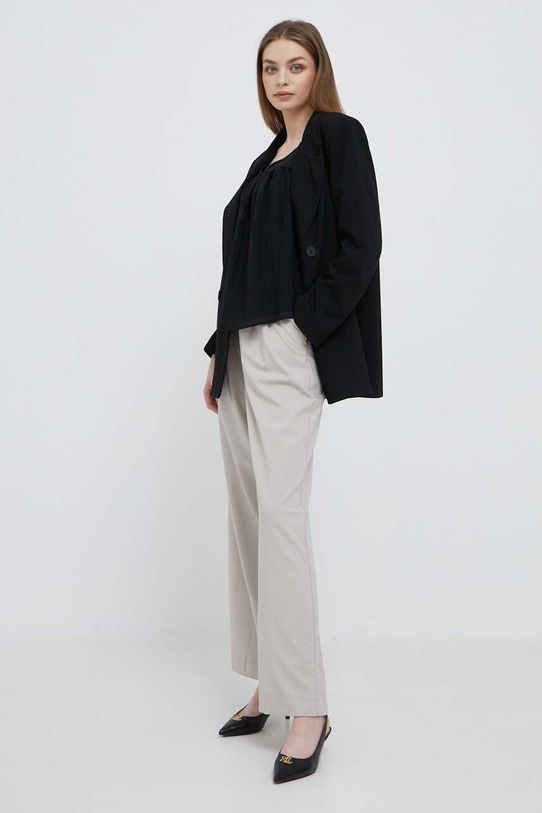 Blúzka Dkny P3DA6S62 čierna AW23