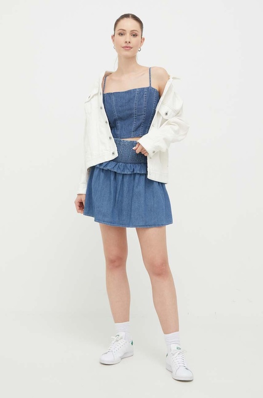 Τζιν Top DKNY E3DMYS08 μπλε AW23