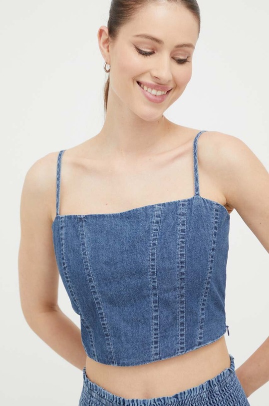 Τζιν Top DKNY μπλε E3DMYS08