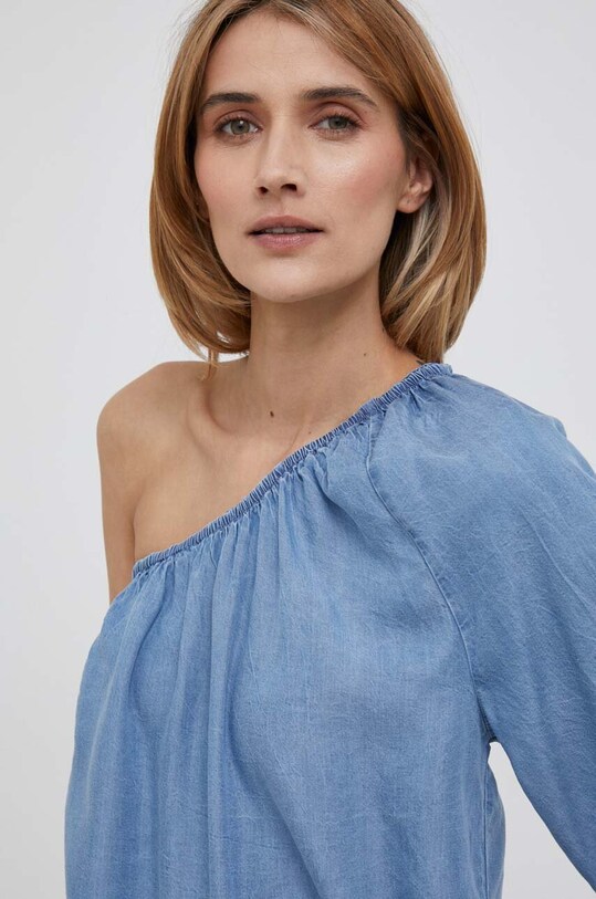 Блузка Pepe Jeans голубой PL304605.551