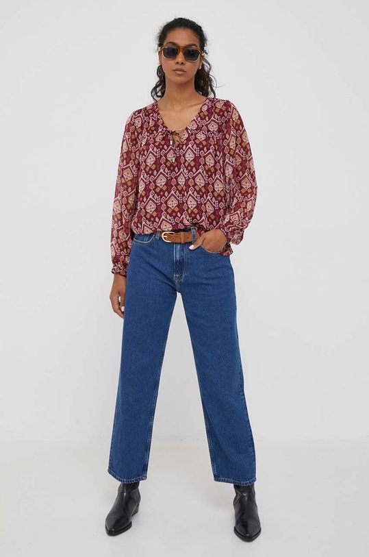 Pepe Jeans bluzka PL304619.0AA bordowy AW23