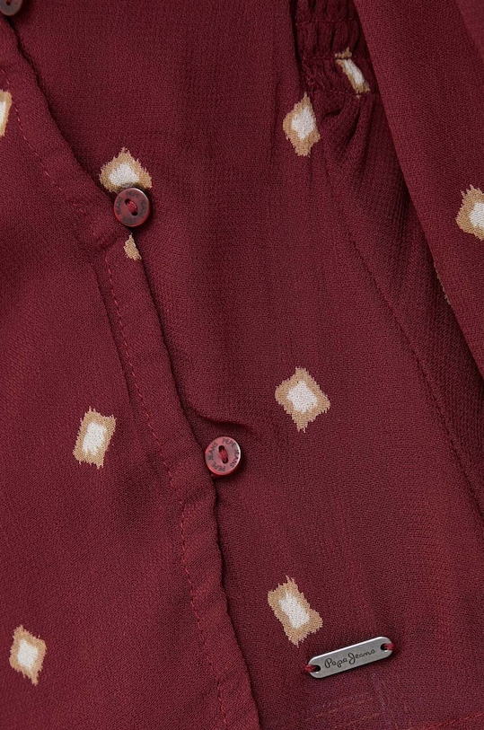 Blúzka Pepe Jeans PL304622.0AA burgundské
