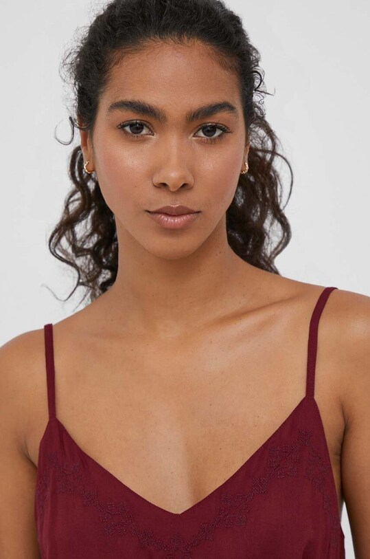 Pepe Jeans top bordowy PL304623.299
